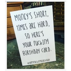 Money's Short Birthday