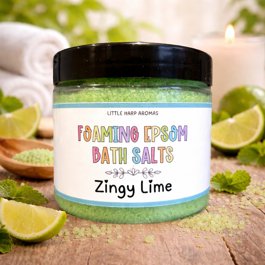 Zingy Lime Foaming Epsom Bath Salts